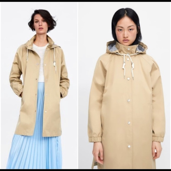 Zara Hooded Rain Jacket - Picture 8 of 11